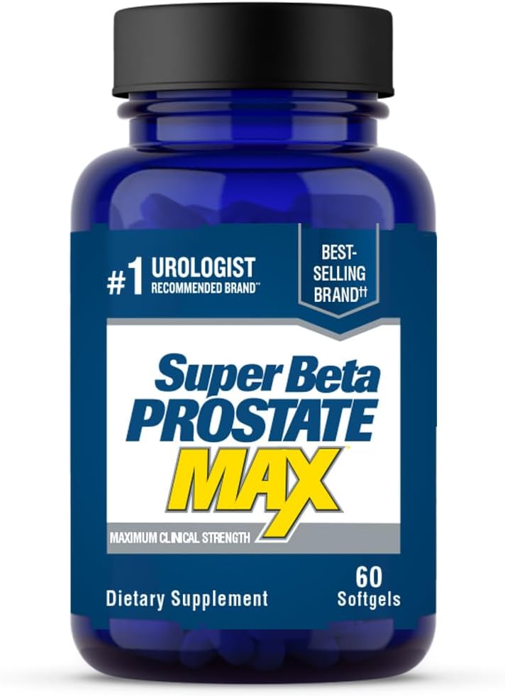 SUPER BETA PROSTATE Max - Advanced Saw Palmetto Prostate συμπλήρωμα υποστήριξης για την υγεία των ανδρών, 60ct