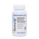 Serra-RX 80.000 SPU Serrapeptase - Οξύ-ανθεκτικό Πρωτολυτικό Συστηματικό Ένζυμο, Μη ΓΤΟ, Χωρίς γλουτένη, Vegan, Υποστηρίζει Sinus & Lung Υγεία, 90 κάψουλες Veg