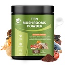 14 σε 1 Mushroom σκόνη για μαγείρεμα καφέ, 8 oz Mushroom συμπλήρωμα με Lions Mane, Chaga, Reishi, Turkey Tail, Cordyceps Mushroom Extract σκόνη, κλπ, Μανιτάρια Blend για ανοσοποιητική ενέργεια του εγκεφάλου