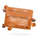 SGC Mocca Shots Caffeine Gummies, 12-Pack, Salted Caramel, Plant-Based Instant Energy