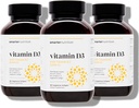 SMARTERNUTRITION Vegan Vitamin D3 5000 IU + Natural Vitamin K2 1100 mcg in Organic Coconut & Olive Oil - D3 K2 Supplement for Immune & Bone Support - 180 Softgels[90 Day Supply]