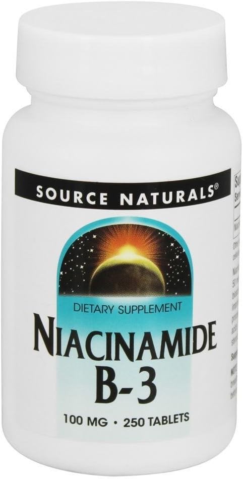 Πηγές Naturals Νιακιναμίδη Β-3 100mg Μεταβολική Υποστήριξη - 250 δισκία
