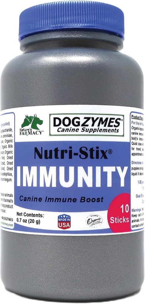 DOGZYMES 10 Count Nutri-Stix Pet Nutrition Supplement