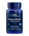 Επέκταση ζωής Ginkgo Biloba Certified ExtractTM, 120 mg, Helps Reserve Memory & ignitation, Gluten-free, Non-GMO, Vegetarian, 365 κάψουλες