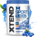 XTEND Sport BCAA Powder Blue Raspberry Ice - Ηλεκτρολύτης σκόνη για την ανάκτηση & ενυδάτωση με Αμινοξέα - 30 εξυπηρετούν