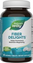 Nature's Way Fiber Delights Daily Fiber for Regularity*, Βανίλια Γεύση, 60 Μασώμενα δισκία