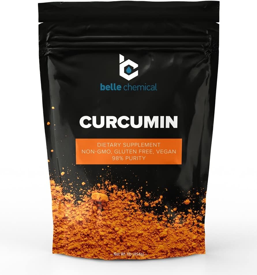 98% Pure Curcumin Powder (98% Curcuminoids) (1 Pound)