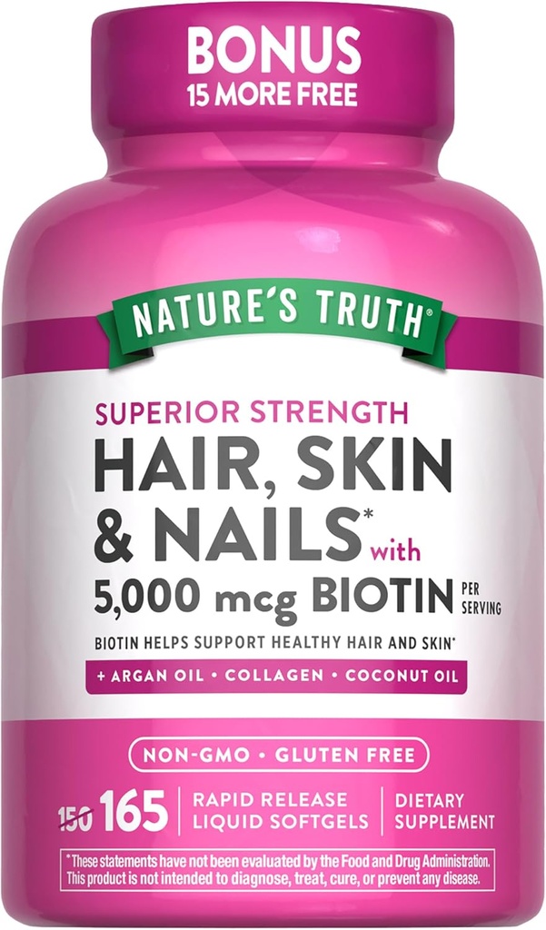 Nature's Truth Hair, Skin & Nails Βιταμίνη 