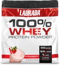 Διατροφή Labrada 100% Whey Protein Powder, Φράουλα, 4.13 lb