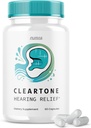 Χάπια Cleartone - Επίσημη Φόρμουλα - Εμβοές Cleartone Ακρόαση χάπια, χάπια Clear Tone Ακοή ανακούφιση μέγιστη δύναμη Formula, Clear Tone Advanced Formula Βιταμίνη συμπλήρωμα (60 κάψουλες)