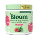 Bloom Nutrition Superfood Greens Powder, Digestive Enzymes με Προβιοτικά και Πρεβιοτικά, Gut Health, Bloating Relief for Women, Chlorella, Green Juice Mix with Beet Root Powder, 30 SVG, Berry