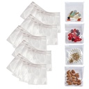 Smooth Trip Pill Τσάντες για Ταξίδι - 24 Reuseable Certified Food Grade Zip Top Pill Pouches για Ιατρική, Βιταμίνες, Σνακ και Αξεσουάρ - Μεγαλύτερο 3,25 x 3,5" Μέγεθος