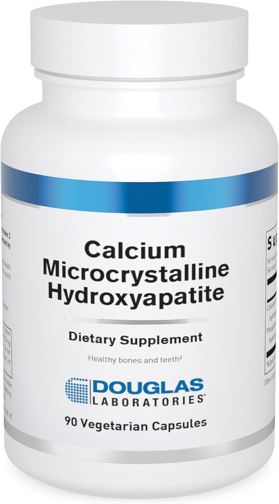 Douglas Laboratories Calcium Microcrystalline Hydroxyapatite - Teeth & Bone Health Support* - with Calcium & Phosphorus Micronutrients - Dietary Supplements - 90 Tablets
