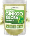 XPRS Nutra Organic Ginkgo Biloba Powder - Gingko Biloba Συμπληρώματα για Γνωστοποίηση - Vegan Friendly Ginkoba Biloba Organic - Ασυλία Ενίσχυση Ginkgo Biloba Σκόνη (8 oz)
