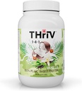 Triv THriV Διατροφή - Βιολογικά φυτά με βάση πρωτεΐνη σκόνη, σοκολάτα ή βανίλια, Vegan, χωρίς γλουτένη, μη ΓΤΟ, γαλακτοκομικά χωρίς, (2,5/lb/1,140g) σκόνη (Vanilla)