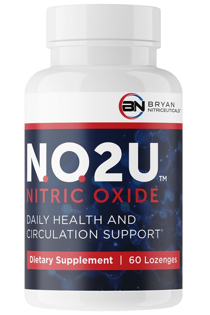 Bryan NITRICEUTICALS - Φυσικά συμπληρώματα νιτρικού οξειδίου για άνδρες και γυναίκες - Προάγει την κυκλοφορία του αίματος, οξυγόνο & θρεπτικό υλικό παράδοση, καθημερινή υποστήριξη ευεξίας - Δεν γλουτένη ή γαλακτοκομικά - 60 Vegan Lozenges