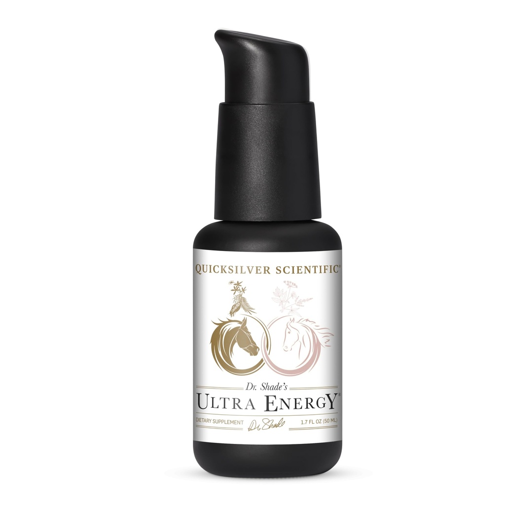 Quicksilver Scientific Dr. Shade's Ultra Energy - Liposomal Adaptogenic Adrenal, Energy + Συμπληρώματα Γνωστικής Υποστήριξης με Rhodiola, Reishi, Ashwagandha για γυναίκες + άνδρες (1.7 fl oz / 50ml)