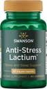 Swanson Γυναικεία Anti-Stress Formula (Lactium) - Βοηθά στην καταπολέμηση του άγχους, προωθεί την χαλάρωση και την υποστήριξη του ύπνου - (60 κάψουλες, 167mg) 1 συσκευασία