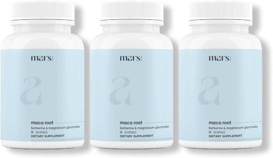 mars by GHC Maca Root Κάψουλες 180 Κάψουλες (πακέτο των 3)