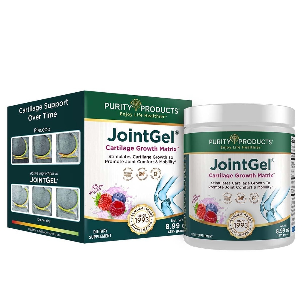 Προϊόντα καθαρότητας JointGel Formula Collagen Peptides + MSM - Υποστηρίζει την κοινή ευελιξία + οχύρωση κοινών Cartilage - Berry Powder - 30 ημέρες προσφοράς
