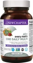 New Chapter Men's Multivitamin, Every Man's One Daily 40+, Fermented with Probiotics + Saw Palmetto + B Vitamins + Vitamin D3 + Βιολογικά μη ΓΤΟ Συστατικά - 24 Count