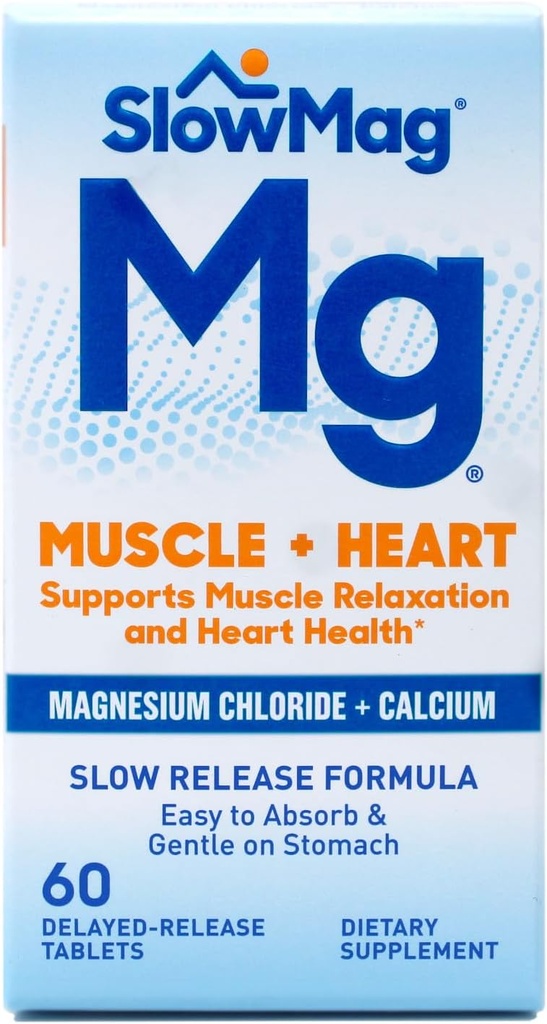 Δισκία Slow- Mag με Ασβέστιο 71, 5 mg - 60 Δισκία
