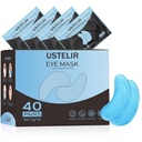 Μάσκα ματιών 40 Pairs για μαύρους κύκλους, Puffy Eyes, undereye τσάντες, ρυτίδες, Μάσκα ματιών επιθέματα με υαλουρονικό οξύ, περιποίηση δέρματος για άνδρες και γυναίκες δώρο