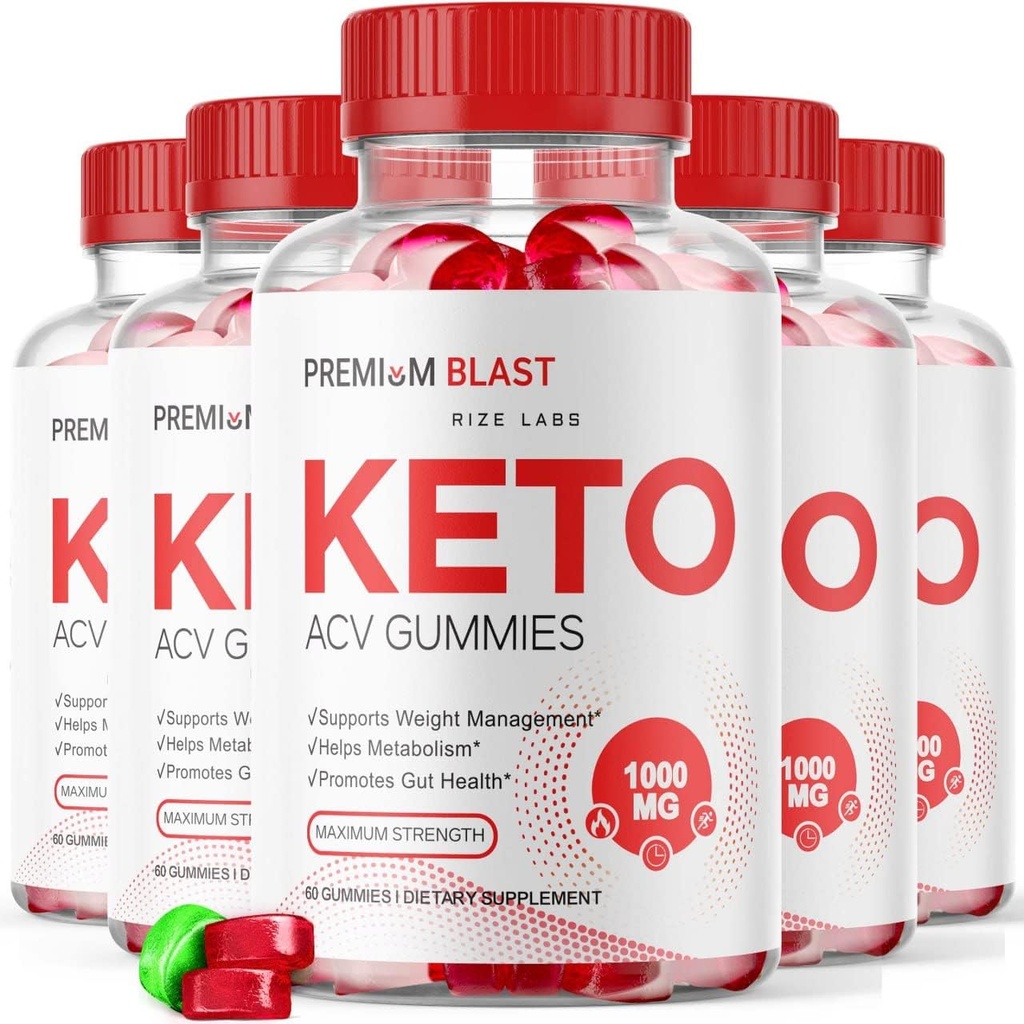 rize labs - Premium Blast Keto ACV Gummies για την απώλεια βάρους, Σύνθετη Φόρμουλα, Μηλίτη Ξύδι για τη διαχείριση βάρους, μέγιστη αντοχή (300 Gummies) (πακέτο των 5)
