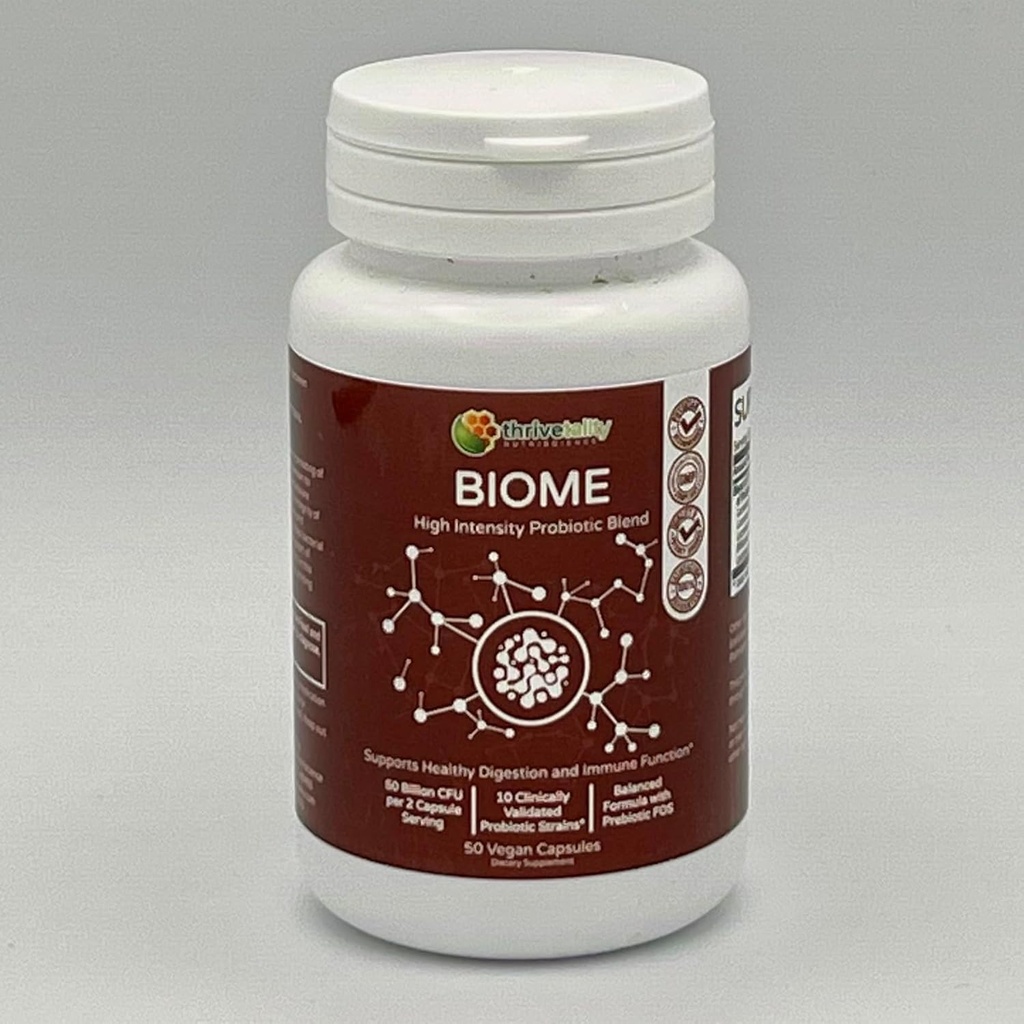 BIOME υψηλής έντασης προβιοτικό μείγμα από Thrivetality 