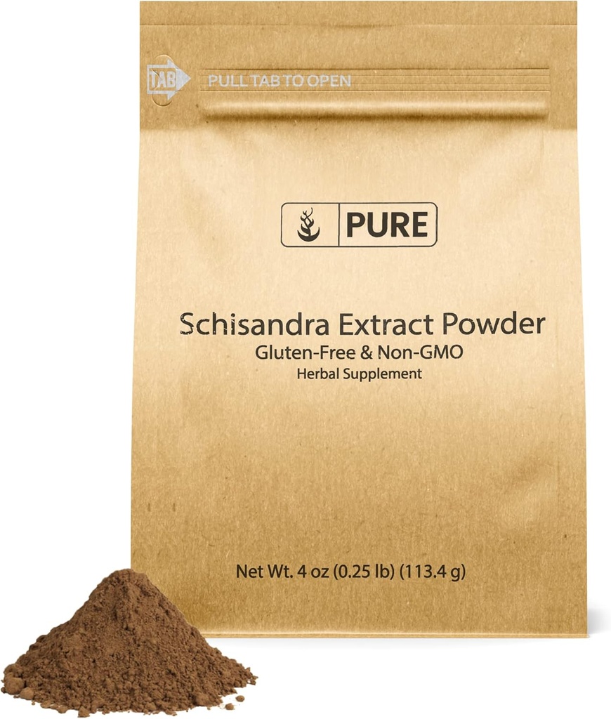 Καθαρά πρωτότυπα συστατικά Schisandra (4 oz), Μη ΓΤΟ, Χωρίς γλουτένη, Five-Flavor-Fruit, Παραδοσιακό Βότανο