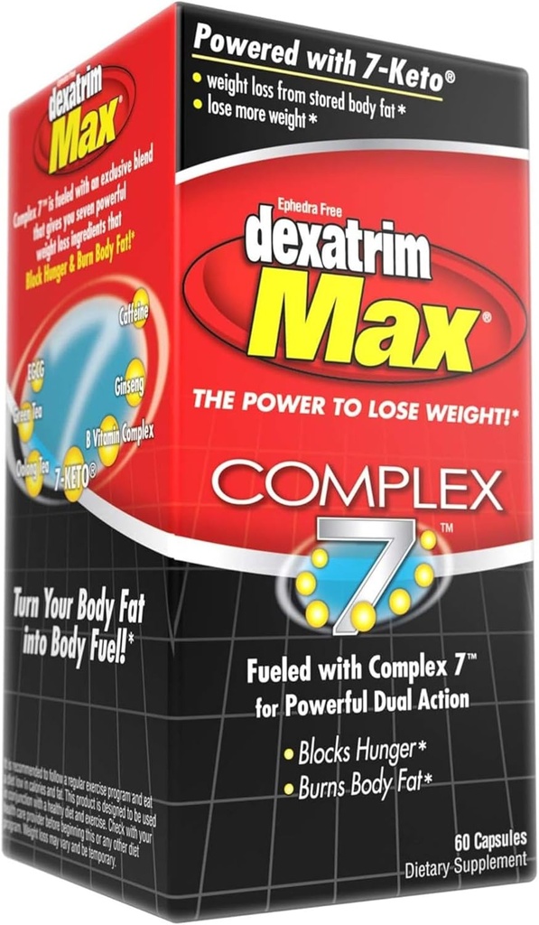 EH95 LLC Stacker Dexatrim Max Complex-7 Capsules 60 Count