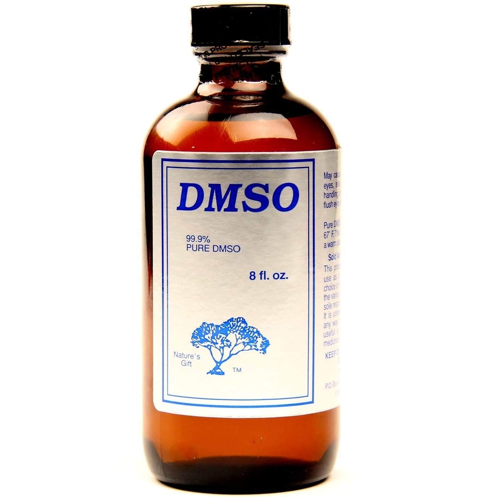 Δώρο της φύσης 99,9% DMSO Υγρό - Γυάλινο μπουκάλι 8 Fl Oz