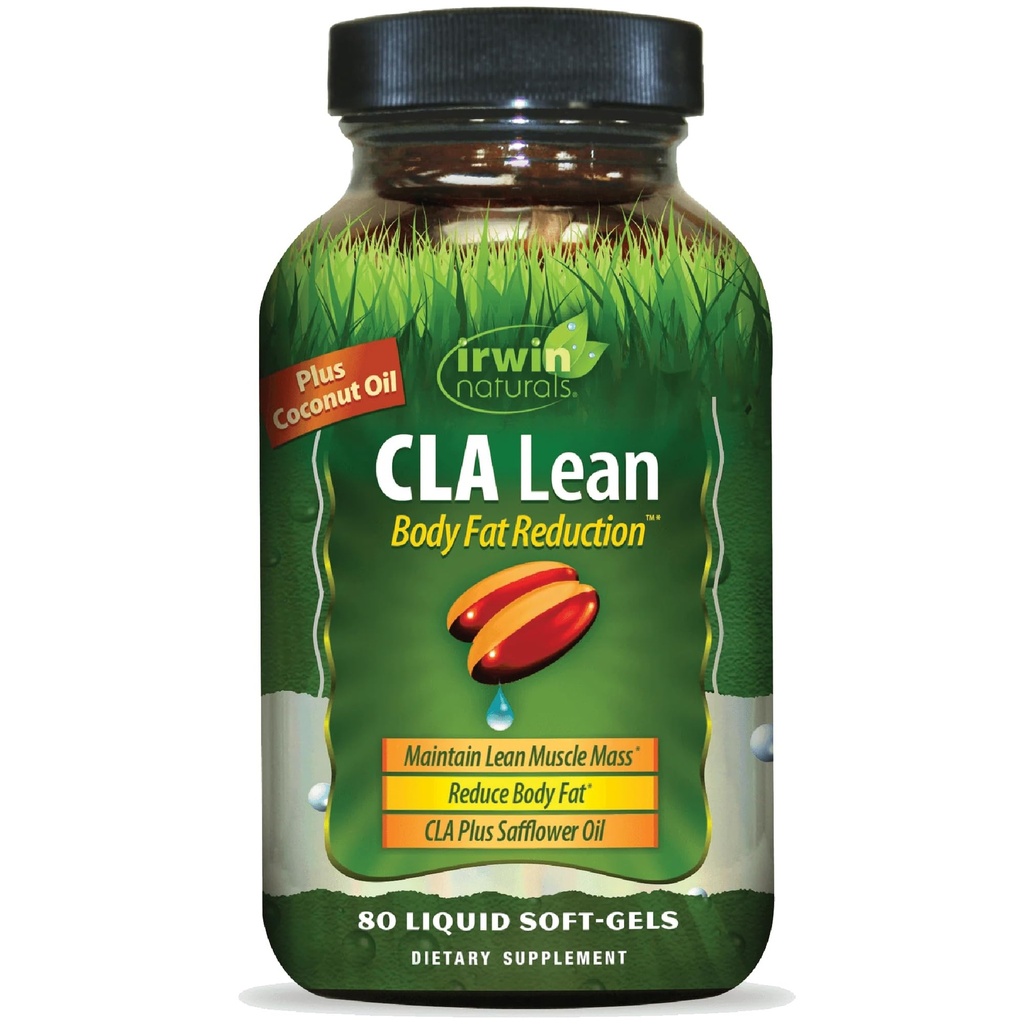 Irwin Naturals CLA Λιποθυμία σώματος Μείωση λίπους – 80 υγρά μαλακά γέλη