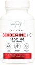Τύπος Zero Berberine HCL 1200mg 60 Κάψουλες - Καθαρό, μη ΓΤΟ, συμπλήρωμα χωρίς γλουτένη