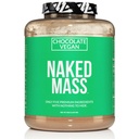 NAKED Vegan Mass - Σοκολάτα Vegan Weight Gainer - 1.280 θερμίδες, μη GMO, χωρίς σόγια και γλουτένη, χωρίς τεχνητά συστατικά - 8LB χύμα - 11 εξυπηρετούν