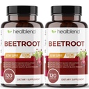 heelblend Organic Nitric Oxide Root Capses 1300mg - Υποστήριξη ανοσοποιητικού συστήματος, Nitric Oxide Booster - 120 Count (2 Pack)