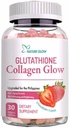 Γενόσημο άρωμα φράουλας Glutathion collagen, 60 οργανικά μασώμενα gummies