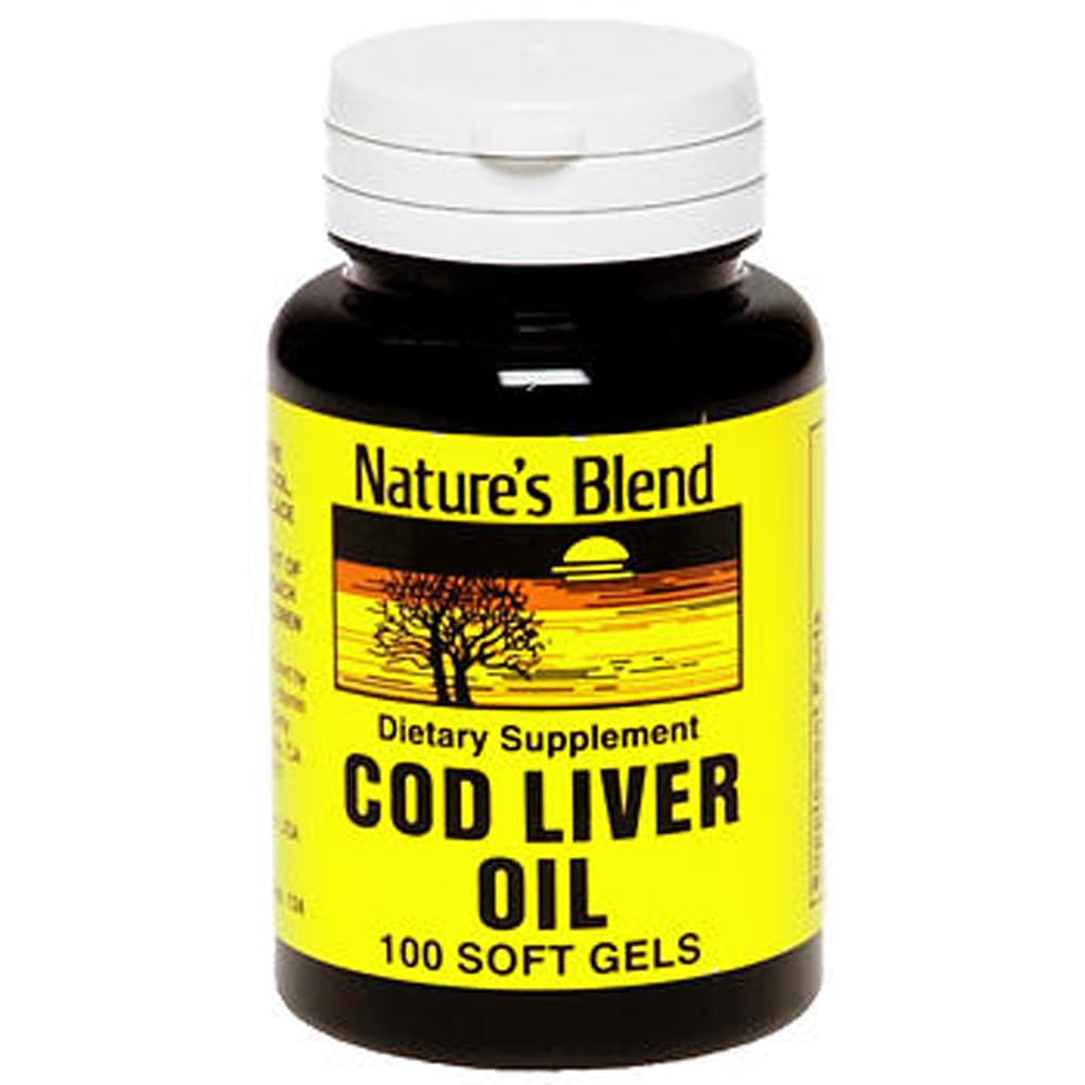 Αναμειγνύεται Cod Liver Oil της φύσης 100 Softgels