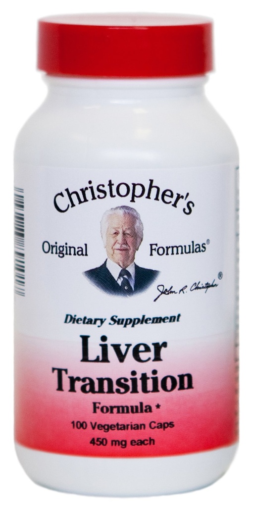 Christopher's Original Formulas Liver Transition Formula – Gentle Herbal Liver Cleanse, 450 mg, 100 κάψουλες χορτοφάγων