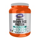 NOW Foods Sports Nutrition, Spruted Brown Rice Protein, 80% Πρωτεΐνες, Άγευστη σκόνη, 2-Pound