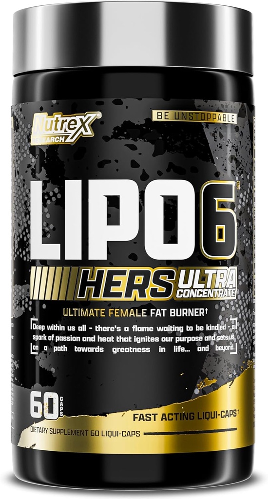 Nutrex Έρευνα Lipo-6 Μαύρο Hers Ultra συμπύκνωμα 