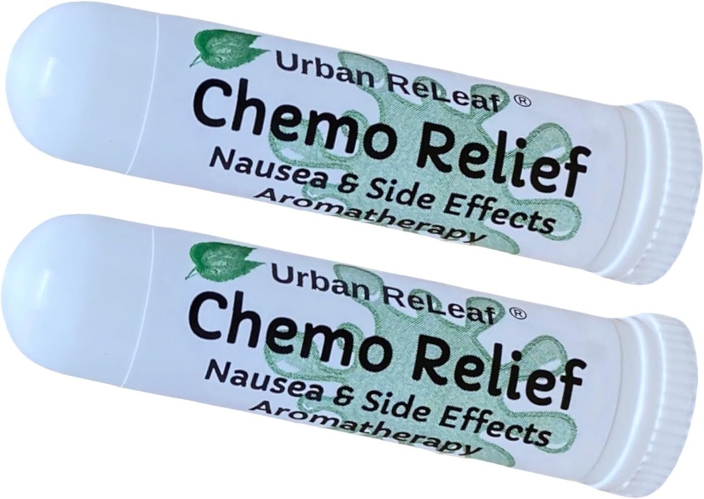 Urban Releaf Σετ 2 χημειοθεραπειών και παρενεργειών Εισπνοές Αρωματοθεραπείας! 100% φυσικά αιθέρια έλαια, Made Fresh in USA