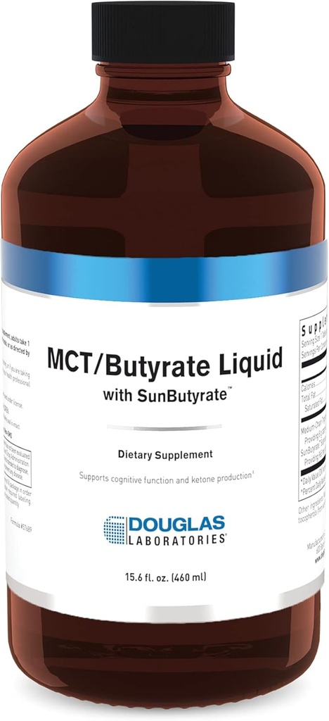 Douglas Laboratories MCT/Butyrate Liquid with SunButyrate 