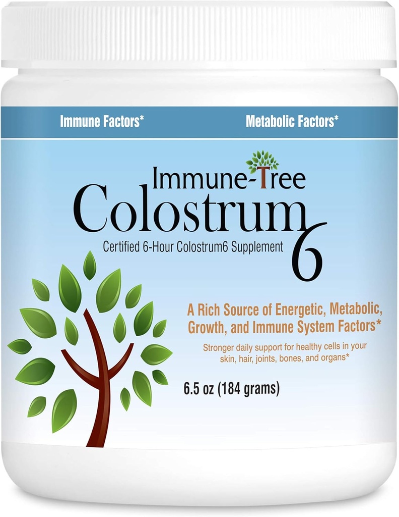 100% Bovine Colostrum Powder, 120 Μερίδες, 6,5oz, Υποστηρίζει την καταπολέμηση της γήρανσης, Υγιεινό ανοσοποιητικό σύστημα, Gut & Digestion, μυών & ιστού, & ευεξίας, Κατασκευασμένο στις ΗΠΑ από Grass Fed, Βαθμός Α γαλακτοκομικές αγελάδες