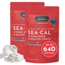 Animal Essentials Sea-Cal - Καθαρή σκόνη ασβεστίου από φύκια για σκύλους με μαγνήσιο, Κοινό συμπλήρωμα για σκύλους & γάτες για υγιή οστά & δόντια, κοινή υγεία, ισλανδικό ασβέστιο από φύκια - 12 oz (πακέτο του 2)
