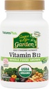 NaturesPlus Πηγή Ζωής Κήπος Βιταμίνη B12 - Συσκευασία των 2, 60 Vegan Κάψουλες - Χορτοφαγικά, Χωρίς γλουτένη, Πιστοποιημένα Βιολογικά - 60 Σύνολο Υπηρεσίες