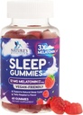 Gummies ύπνου για ενήλικες επιπλέον δύναμη - 12 mg Melatonin συμπλήρωμα Gummy ύπνου, Melatonin Gummy για Occasional συμπλήρωμα υποστήριξης ύπνου, Vegan, μη-GMO, Χωρίς γλουτένη, Gomitas para Dormir, 60 Gummies