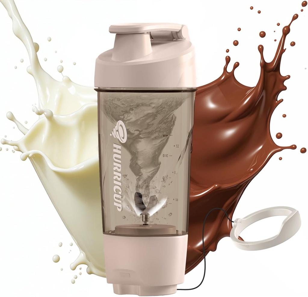 Hurricup 22 Oz μπουκάλι αναδευτήρα πρωτεΐνης για μείγματα πρωτεϊνών, BPA Free Protein Shaker Cups για ανακινήσεις πρωτεϊνών, Whey Powder Smoothie Cup για το Preworkout Mixer Bottle, Γυμναστήριο Αξεσουάρ για γυναίκες & άνδρες, Gray