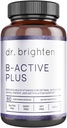 Dr. Brighten B-Active Plus — Vegan B Vitamin Supplement for Energy, Metabolism, Heart Health, Improved Memory — 60 Capsules