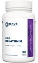 Renue By Science Melatonin | Liposomal Melatonina Supplement | 90 High Strength Melatonin Capsules - 1mg Melatonin per Serving | Sleep Aid Melatonin | Non-GMO | Made in The USA & Third-Party Tested